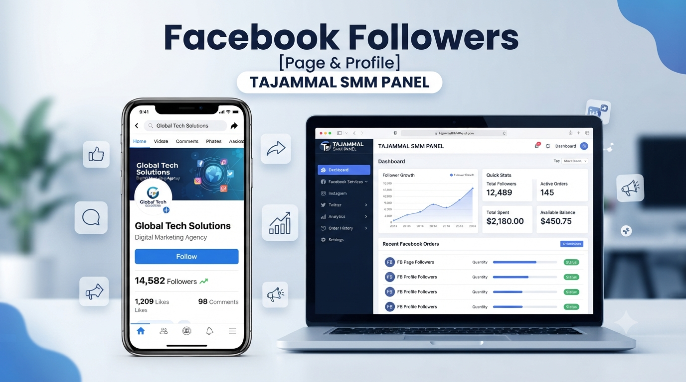 Facebook Followers: Page & Profile Growth | TAJAMMAL SMM PANEL