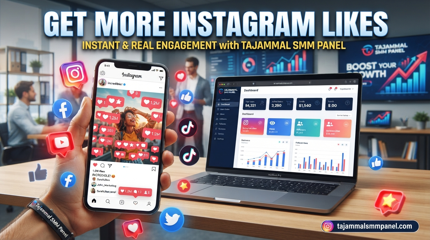 How to Get More Instagram Likes | TAJAMMAL SMM PANEL Guide