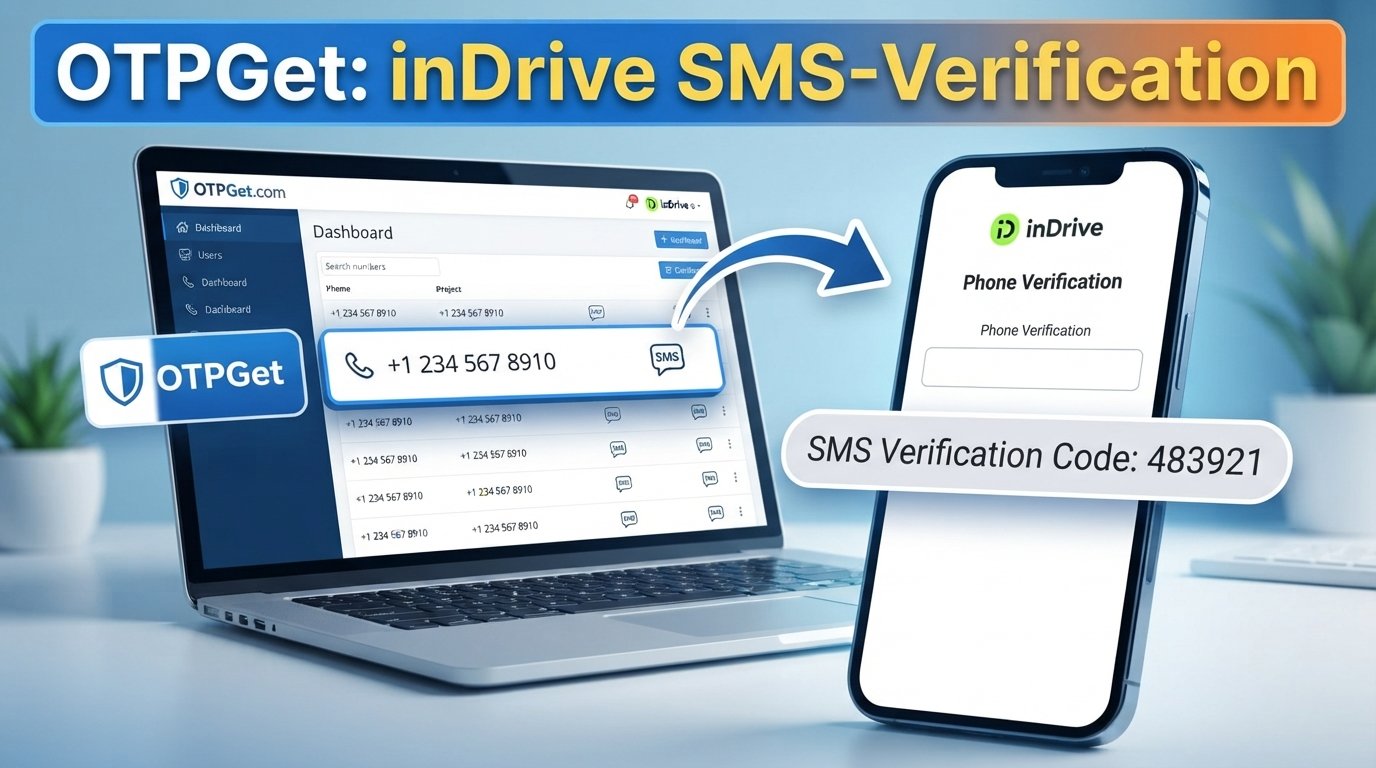 Verify inDrive with a Virtual Number – OTPGet Verification Guide