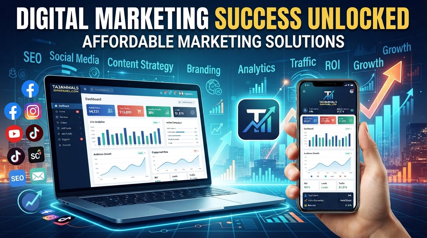 TAJAMMAL SMM PANEL: Affordable Marketing Solutions Online Hub