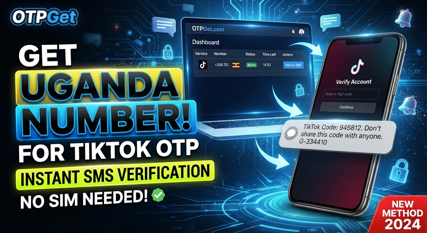 Uganda Number to Receive TikTok Code: How OTPGet Works