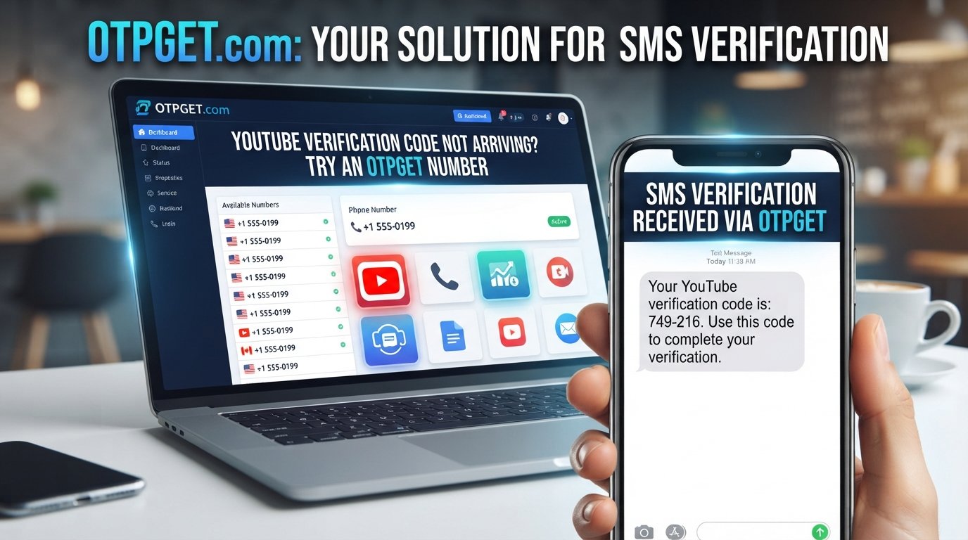 YouTube Code Not Arriving? Try an OTPGET Verification Number