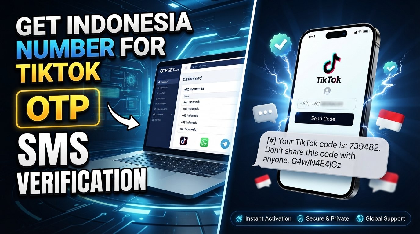 How to Get an Indonesia Number for TikTok OTP with OTPGet Guide