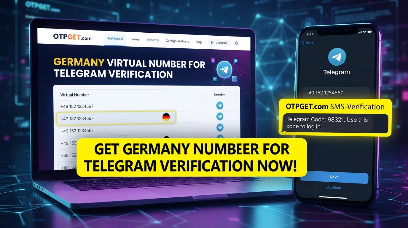 Buy Germany Number for Telegram Verification — OTPGet