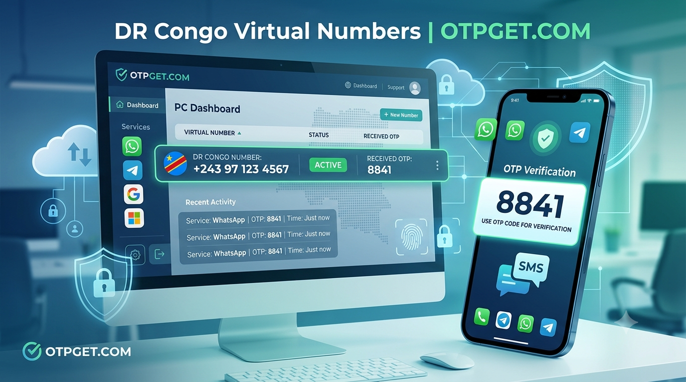 DR Congo Virtual Number for OTP Verification — OTPGET Solution