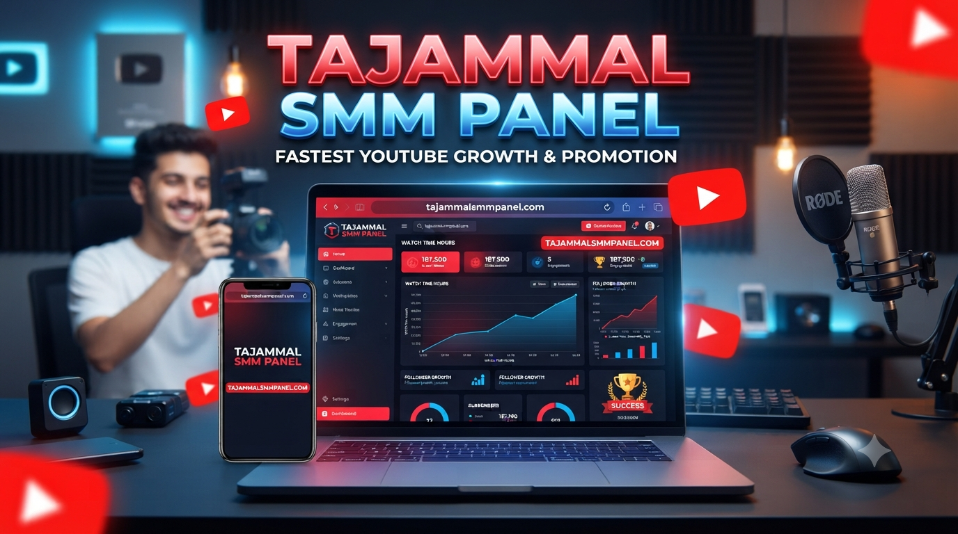 Increase YouTube Watch Hours with TAJAMMAL SMM PANEL