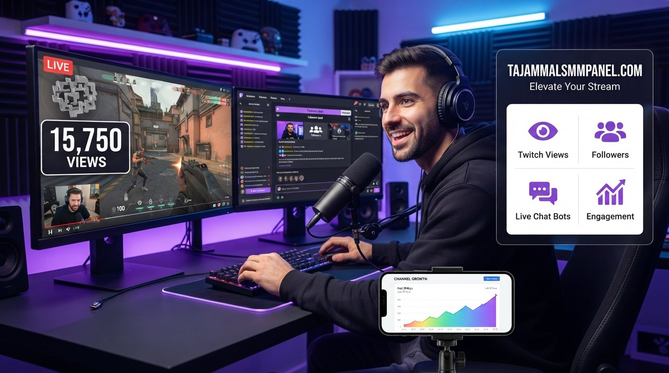 Buy Twitch Channel Views | TAJAMMAL SMM PANEL
