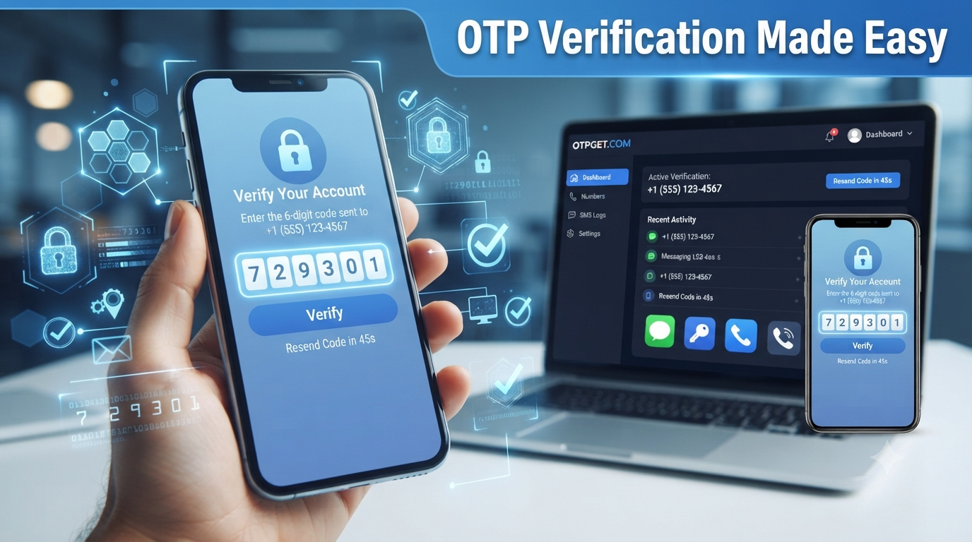 Get OTP Number for Facebook Verification with OTPGET Easily