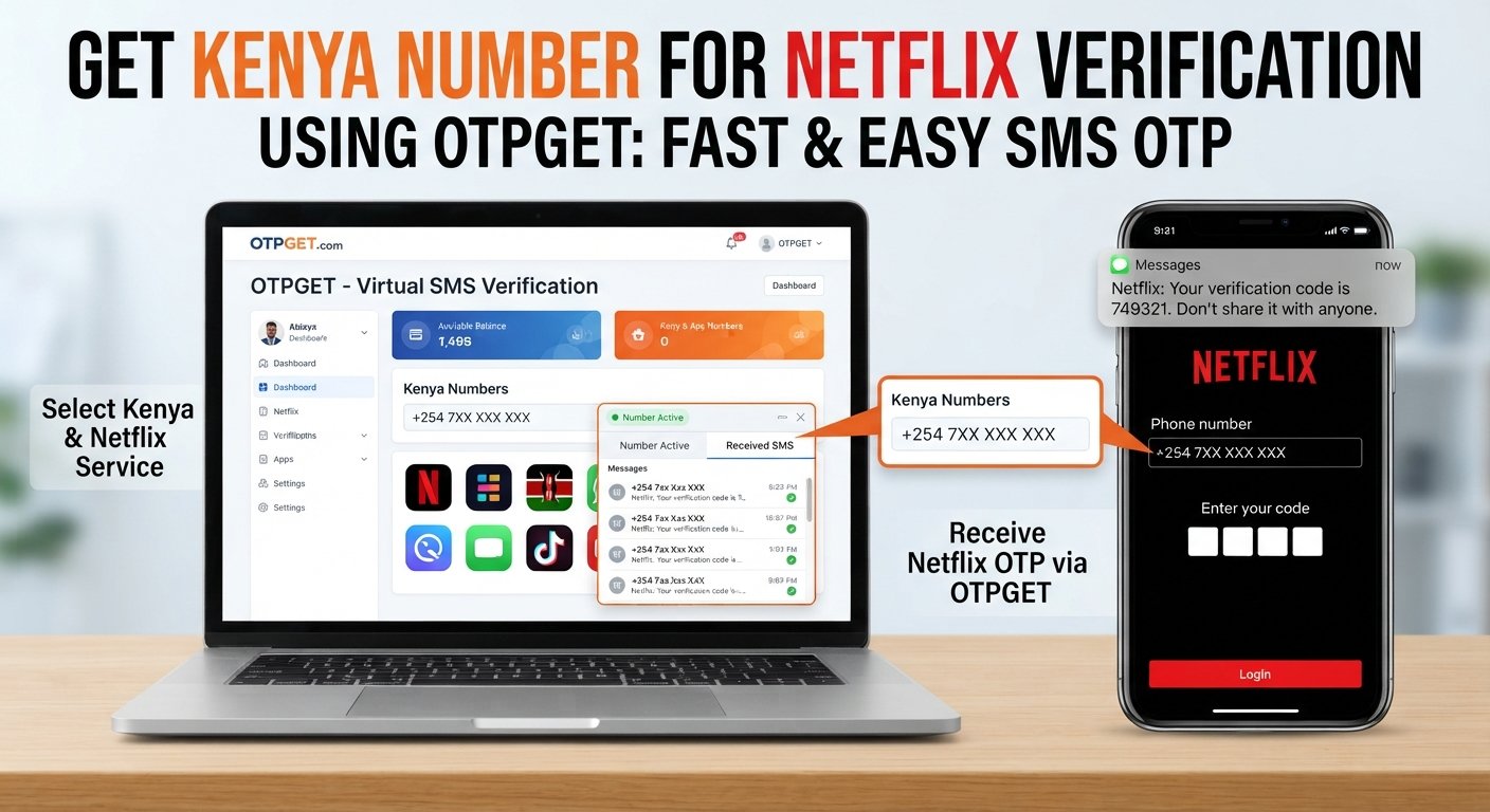 How to Get Kenya Number for Netflix Verification Using OTPGET