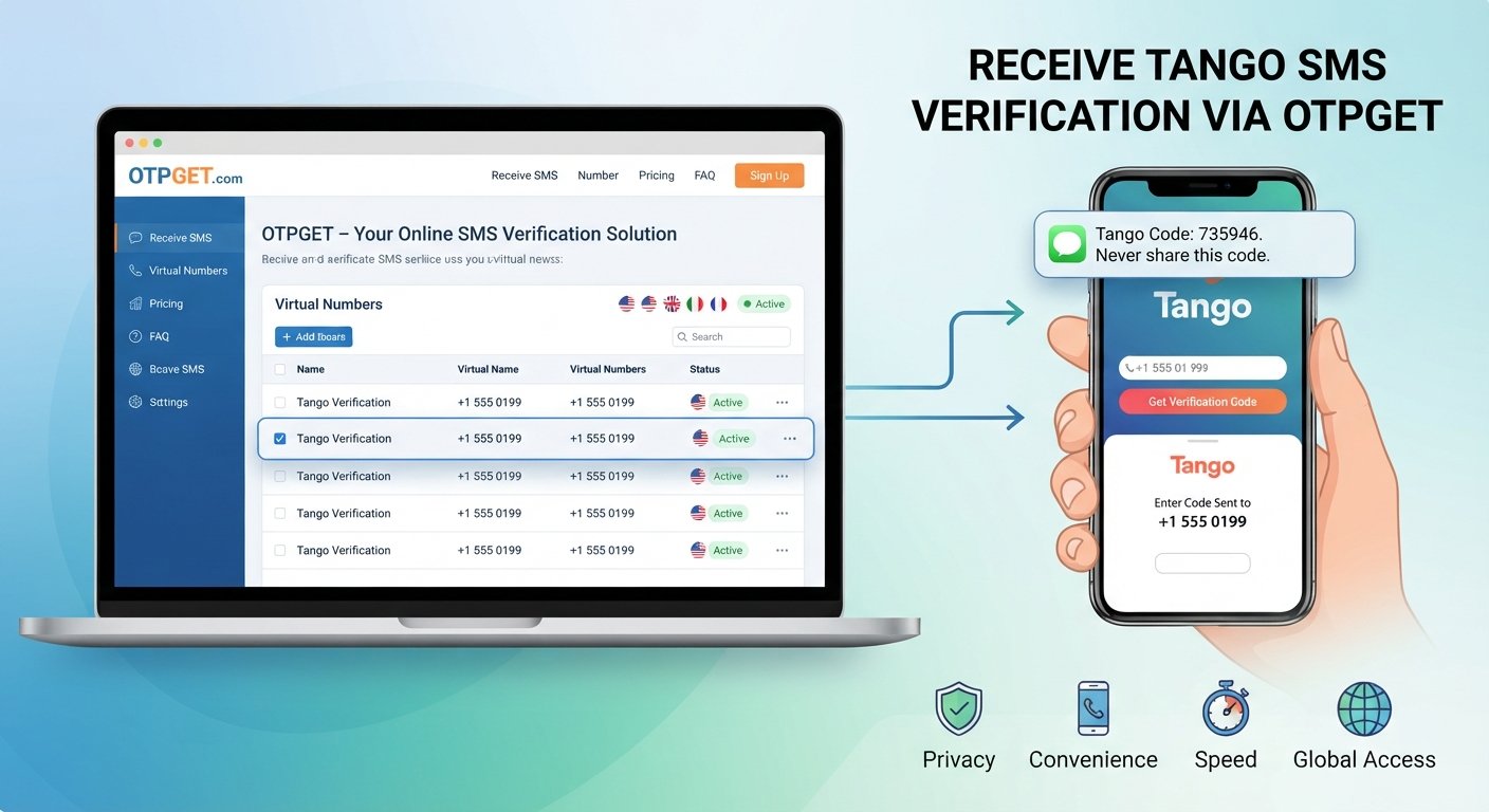 Tango OTP Number – SMS Verification Online Guide by OTPGET