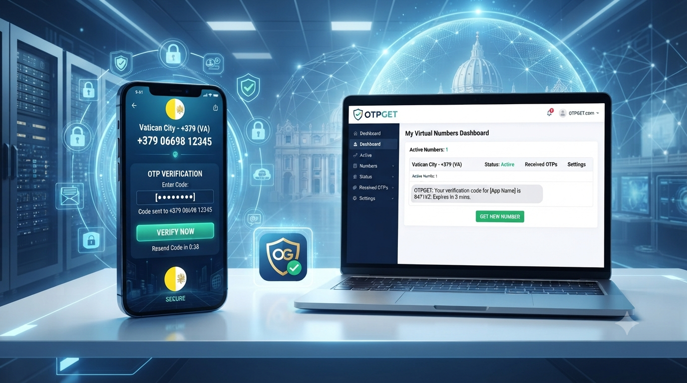 Vatican City Virtual Number for OTP Verification with OTPGET