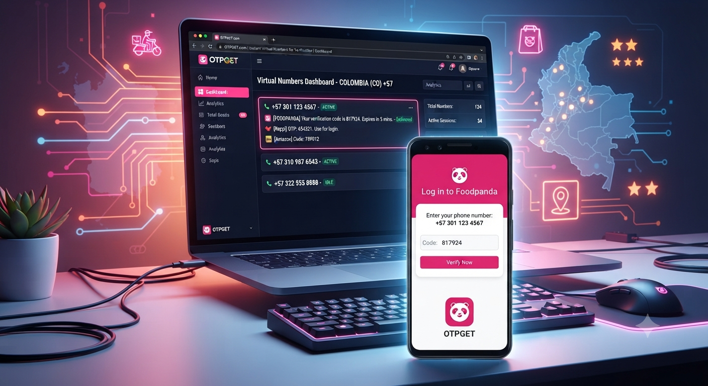 How to Get Foodpanda Colombia Number via OTPGET Step-by-Step Method