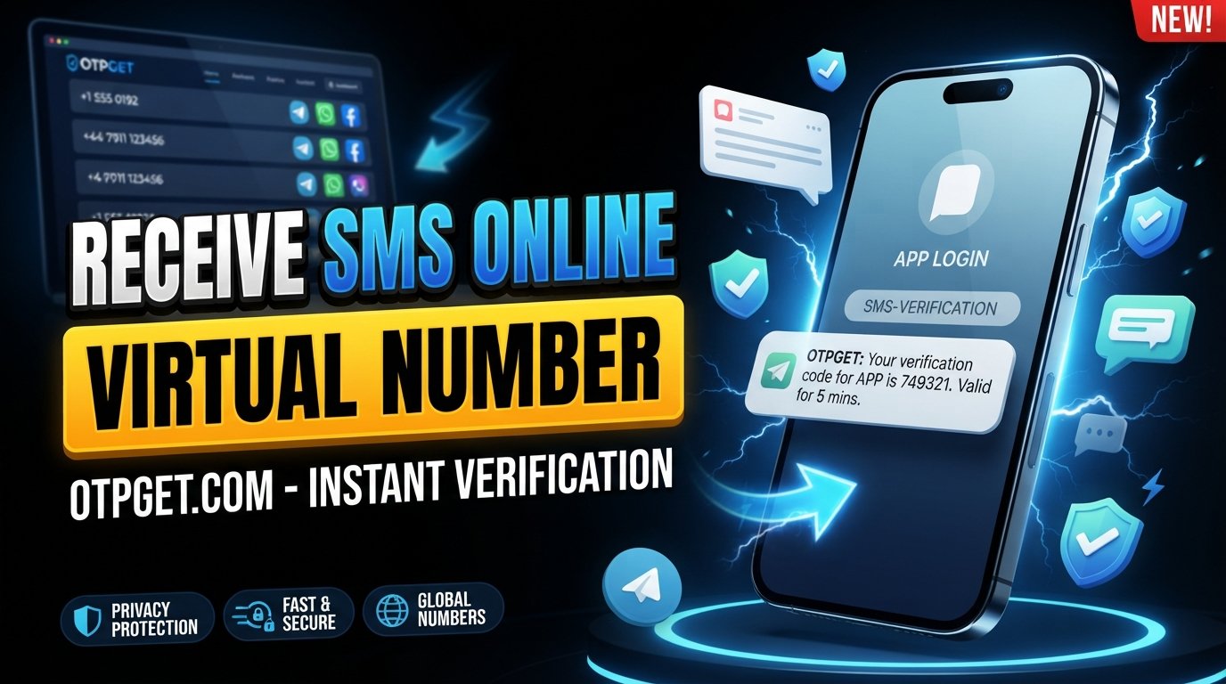 How to Receive SMS Online With a Virtual Phone Number | OTPGET