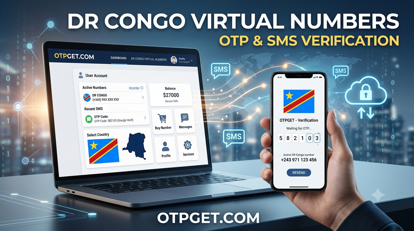 Get OTP Number for DR Congo Online with OTPGET Virtual Numbers