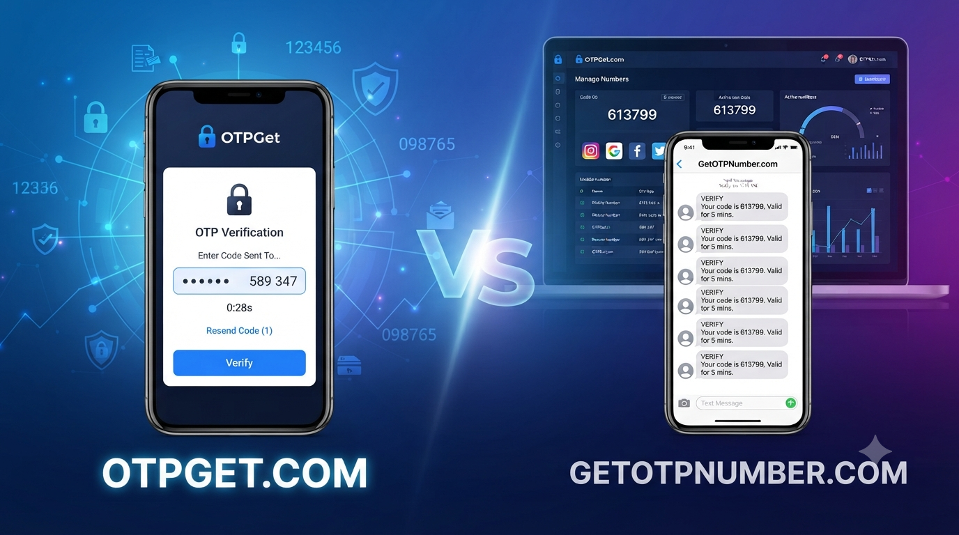 OTPGet vs GetOTPNumber.com: Best OTP SMS Service Comparison