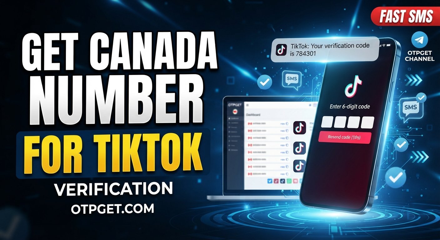 Canada Number to Receive TikTok Code — OTPGet Complete Guide