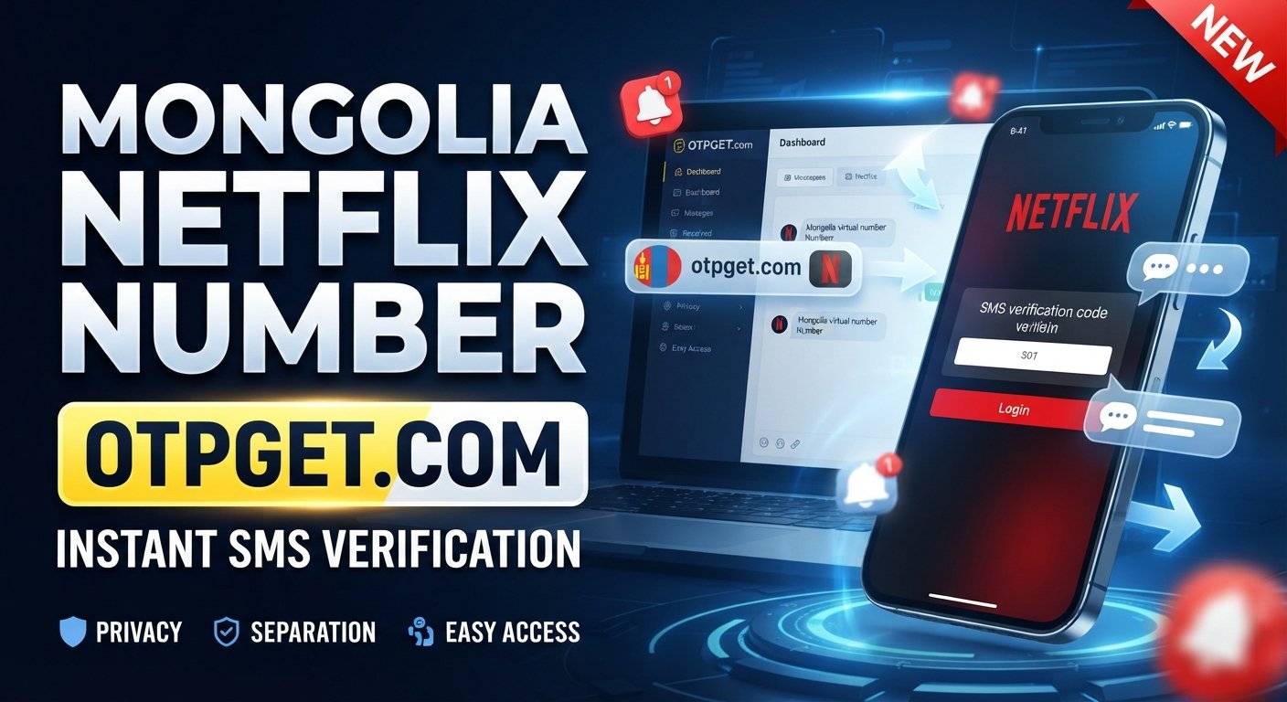 Mongolia Virtual Number for Netflix Account Verification — OTPGet