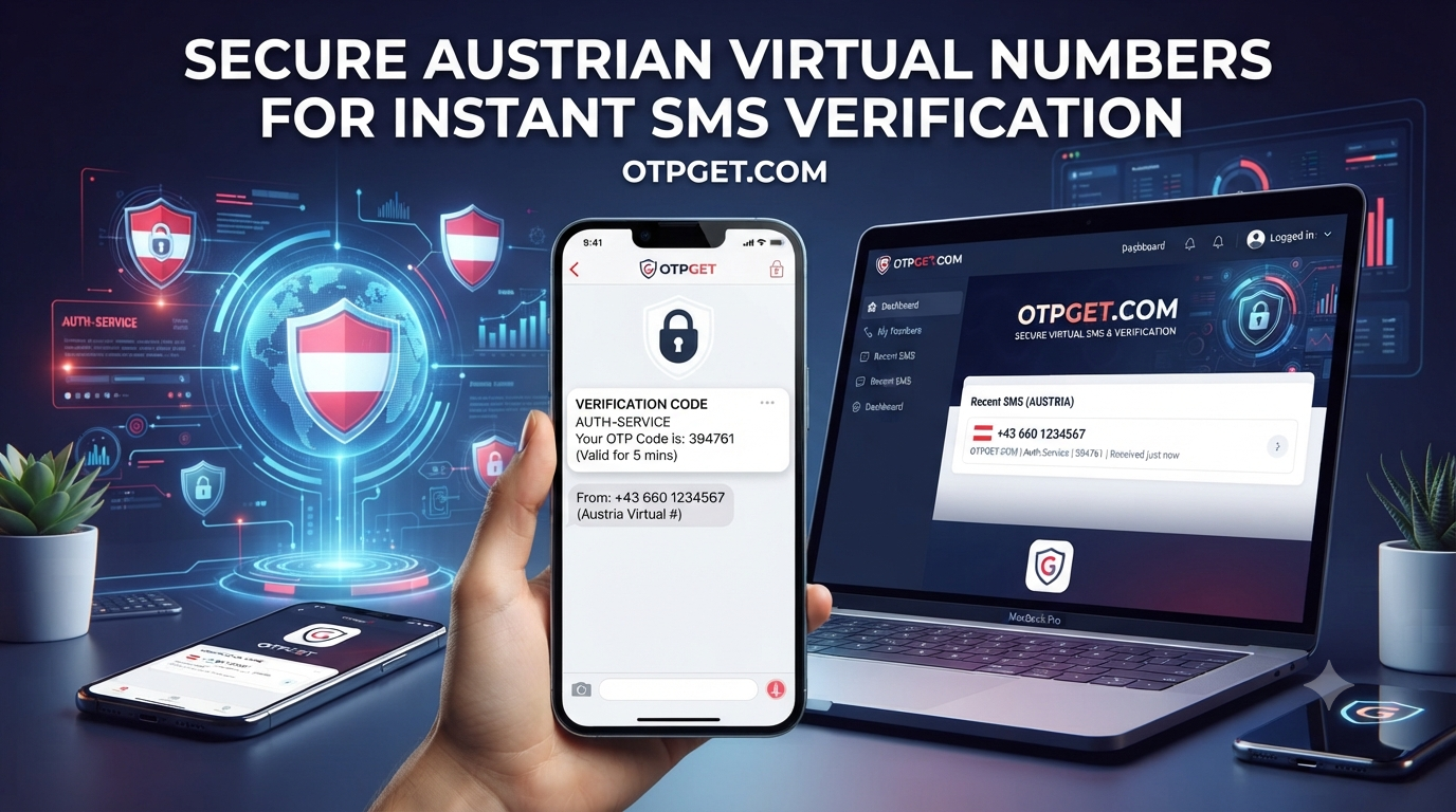 Receive SMS Online Austria Number Easily with OTPGET