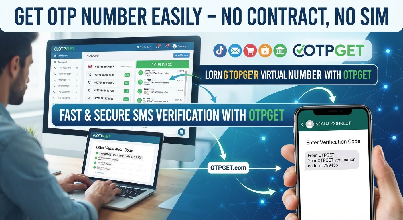 Get OTP Number Easily – No Contract, No SIM | OTPGET Online Guide