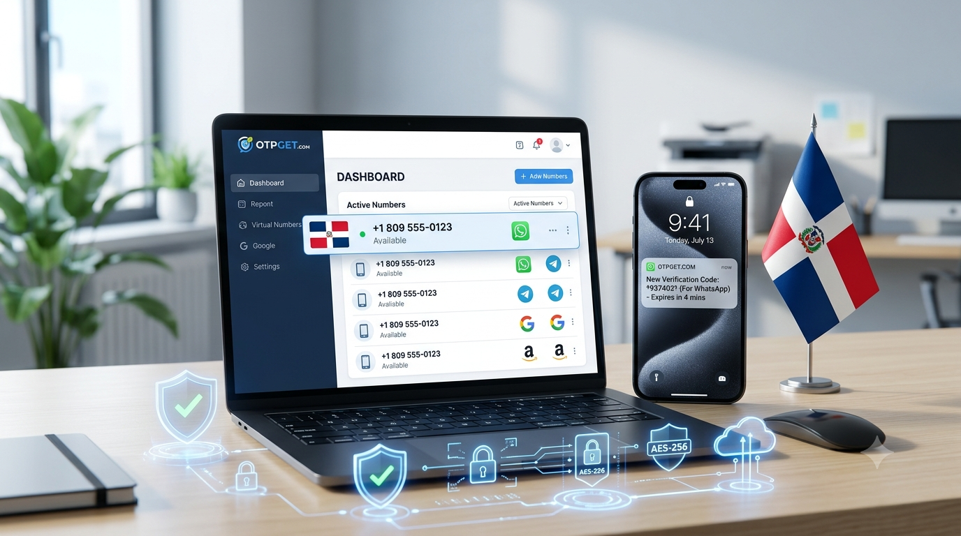 Buy Dominican Republic Virtual Number | Secure SMS OTP – OTPGet
