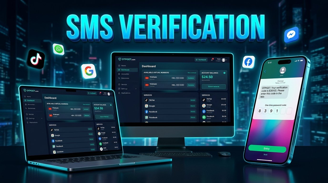 TikTok OTP Number for Vietnam: Receive Codes on OTPGET