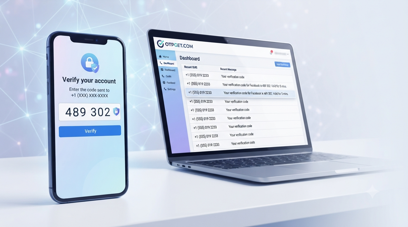 Facebook SMS Verification Using a Temporary Number with OTPGet