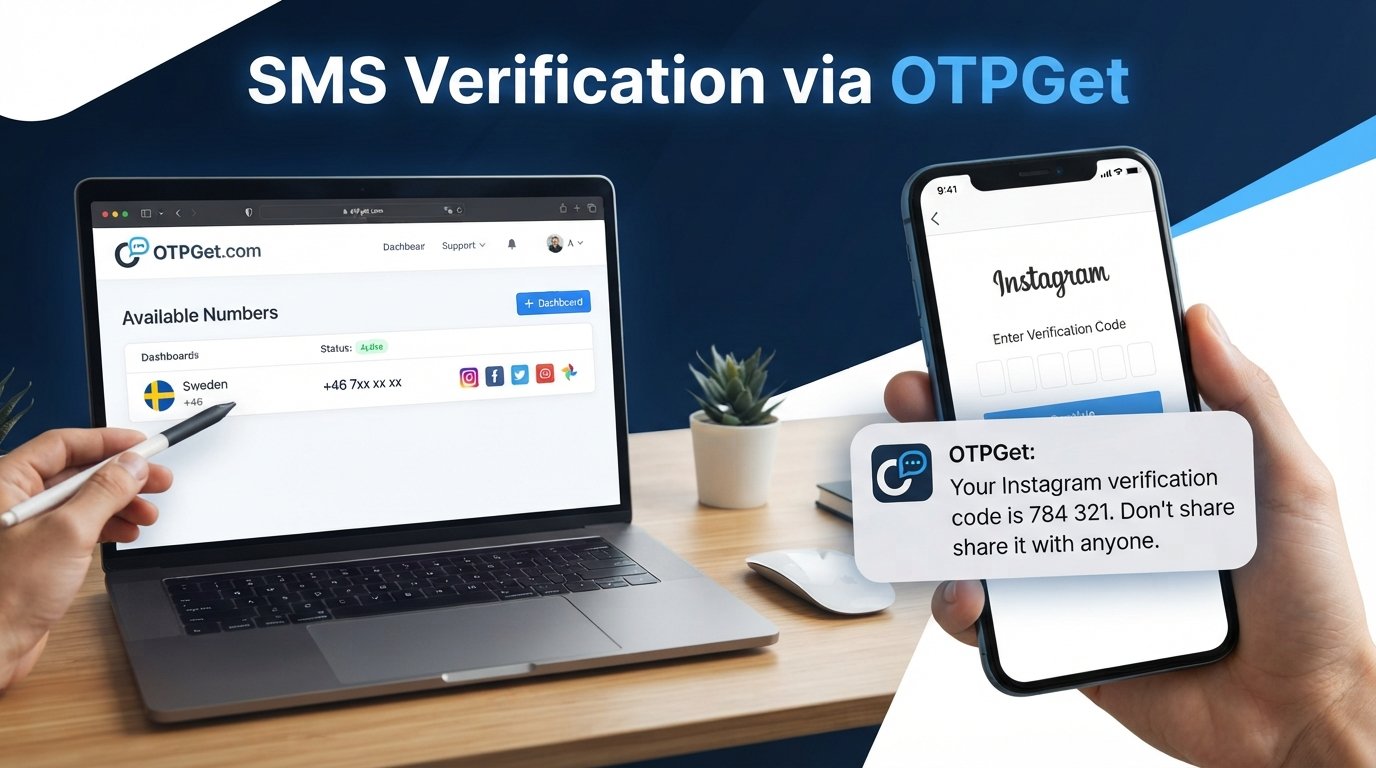 Buy Sweden Number for Instagram Verification | OTPGet Quick Guide