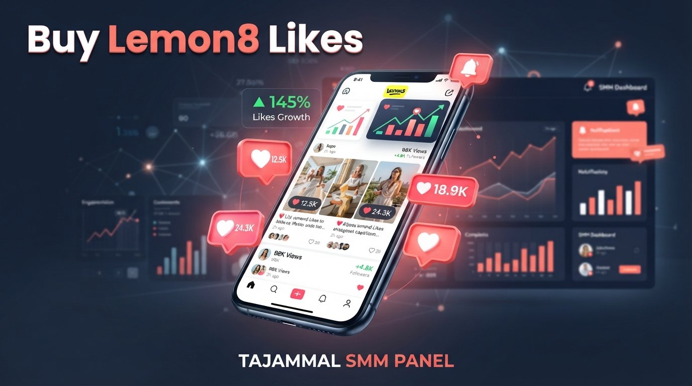 Buy Lemon8 Likes from TAJAMMAL SMM PANEL | Fast & Easy
