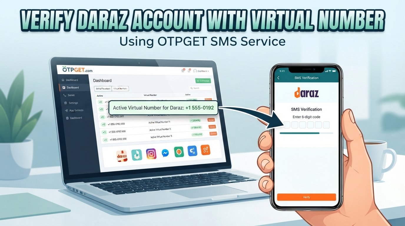 Verify Daraz Account With a Virtual Number: Complete OTP Guide