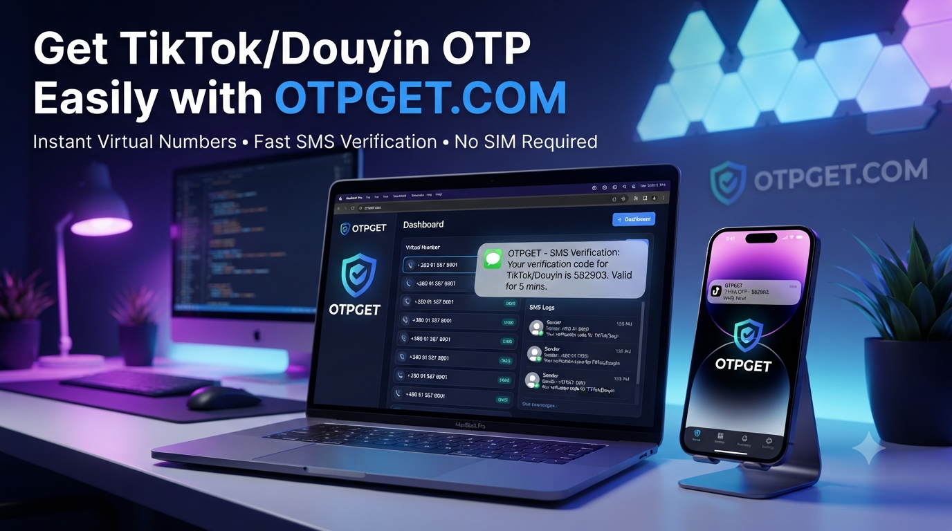 How to Get TikTok/Douyin Ukraine Number Using OTPGET Service