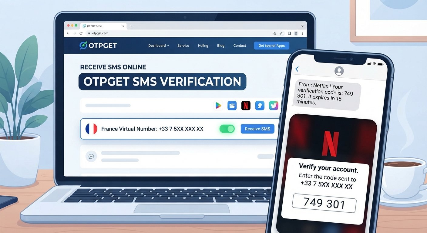 France Virtual Number for Netflix Verification | OTPGET Guide