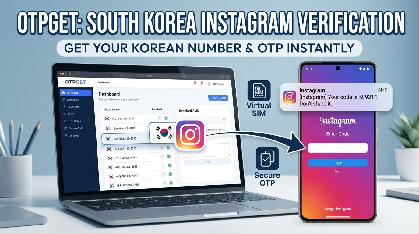South Korea Instagram Verification Number: OTPGET Guide