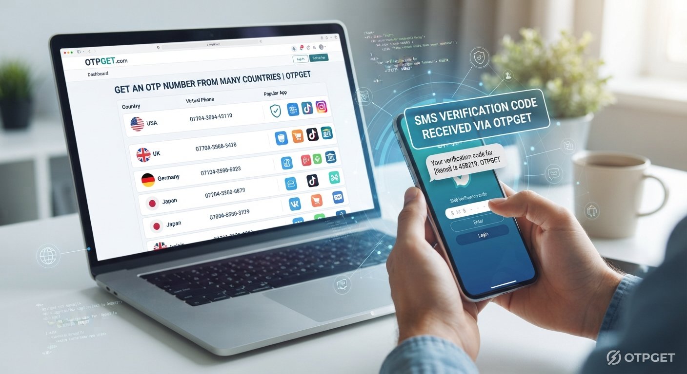 Get an OTP Number From Many Countries Online Easily with OTPGET