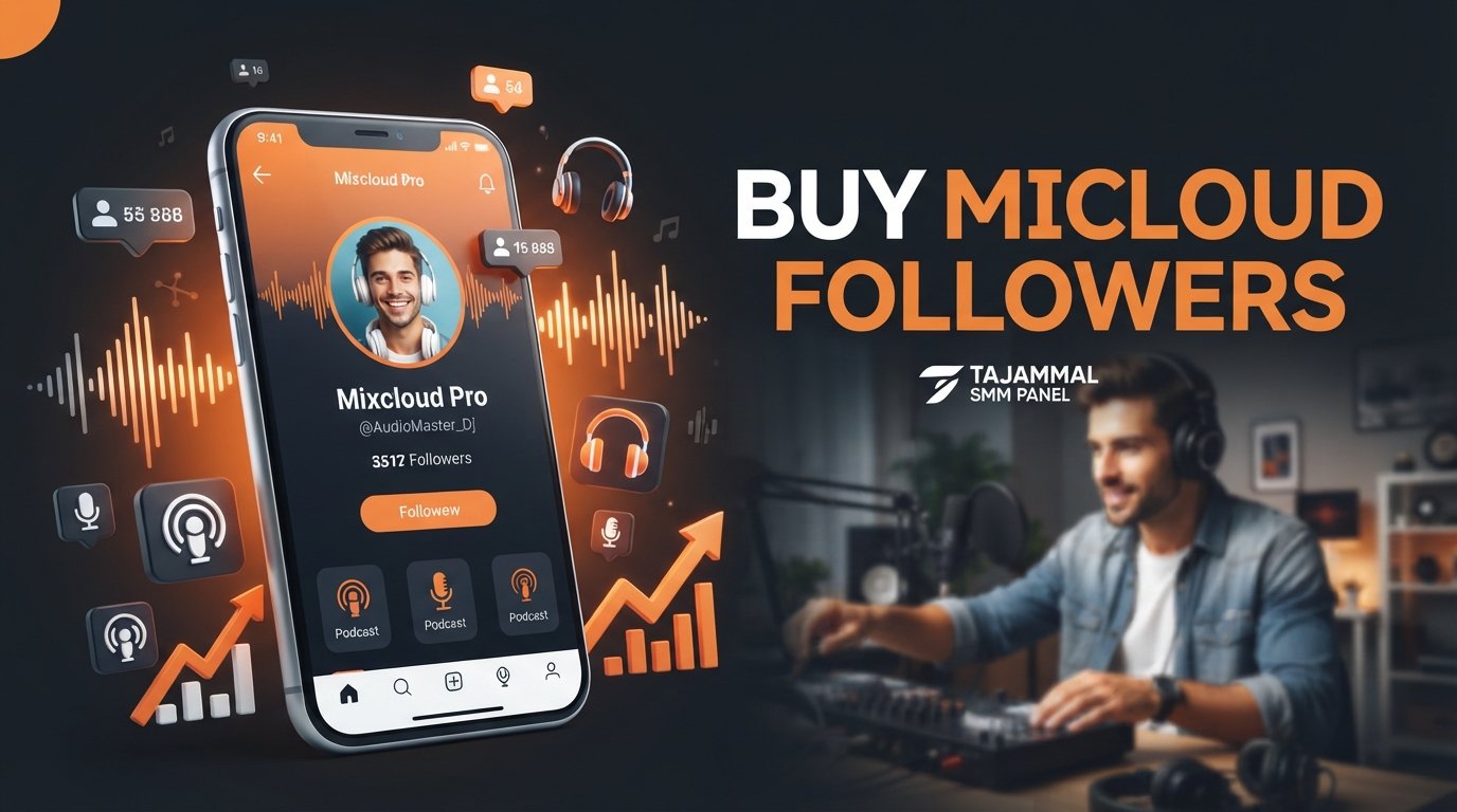 Buy Mixcloud Followers | TAJAMMAL SMM PANEL Growth