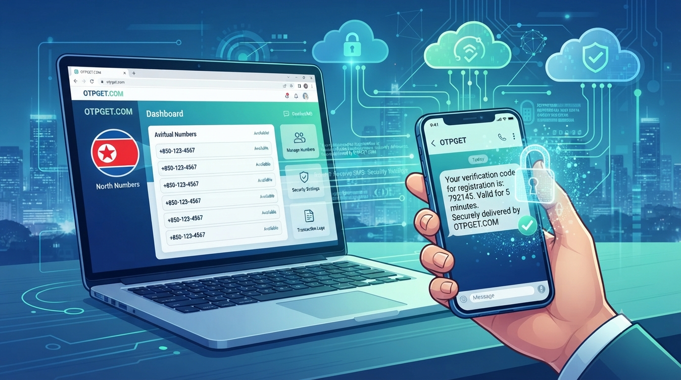 North Korea Virtual Number for OTP Verification with OTPGET