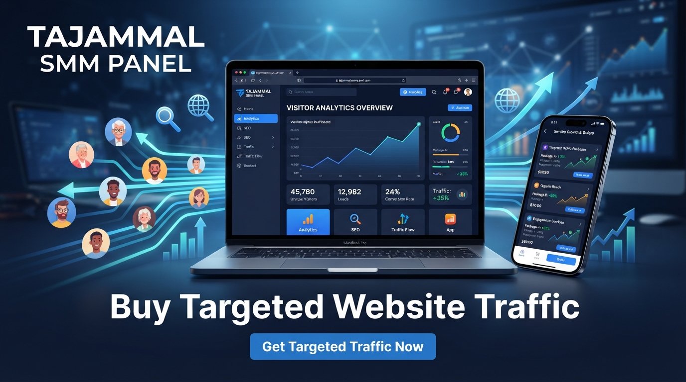 Buy Targeted Website Traffic | TAJAMMAL SMM PANEL