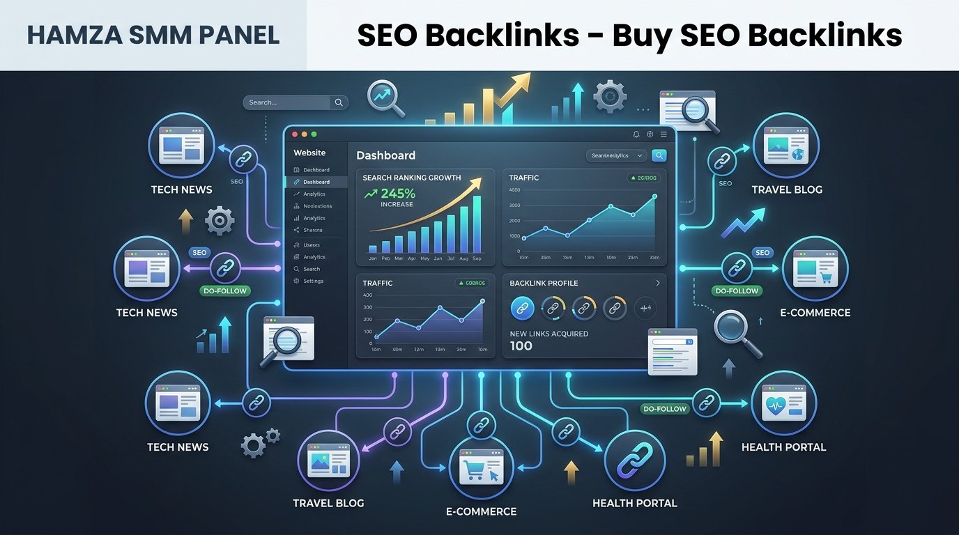 SEO Backlinks: Buy SEO Backlinks & Grow with HAMZA SMM PANEL