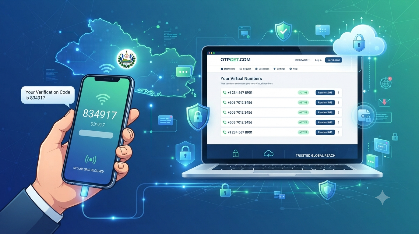 El Salvador Virtual Number for OTP Verification | OTPGET