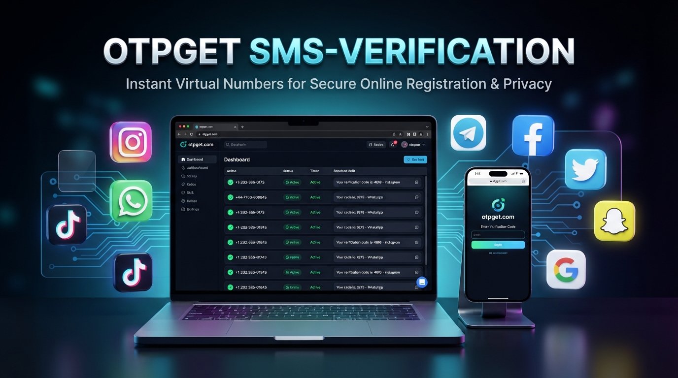 Virtual Phone Numbers for Global SMS Verification With OTPGET