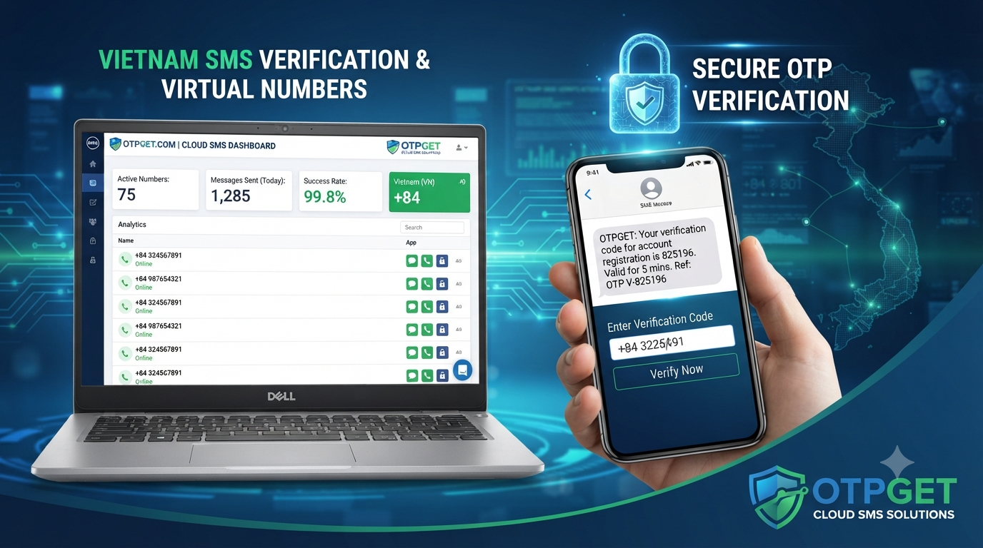 Get OTP Number for Vietnam Easily with OTPGET Secure Service