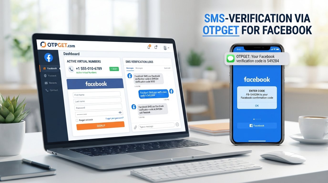 Create a Facebook Account With a Virtual Number Using OTPGET