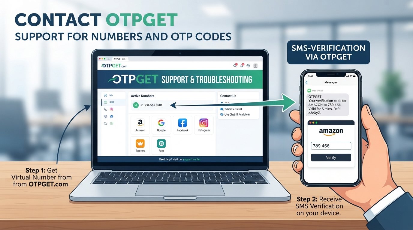 Contact OTPGET: Support for Phone Numbers, OTP Codes & More Help