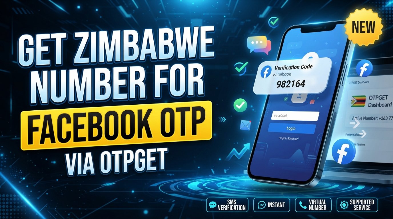 How to Get a Zimbabwe Number for Facebook OTP with OTPGET Online