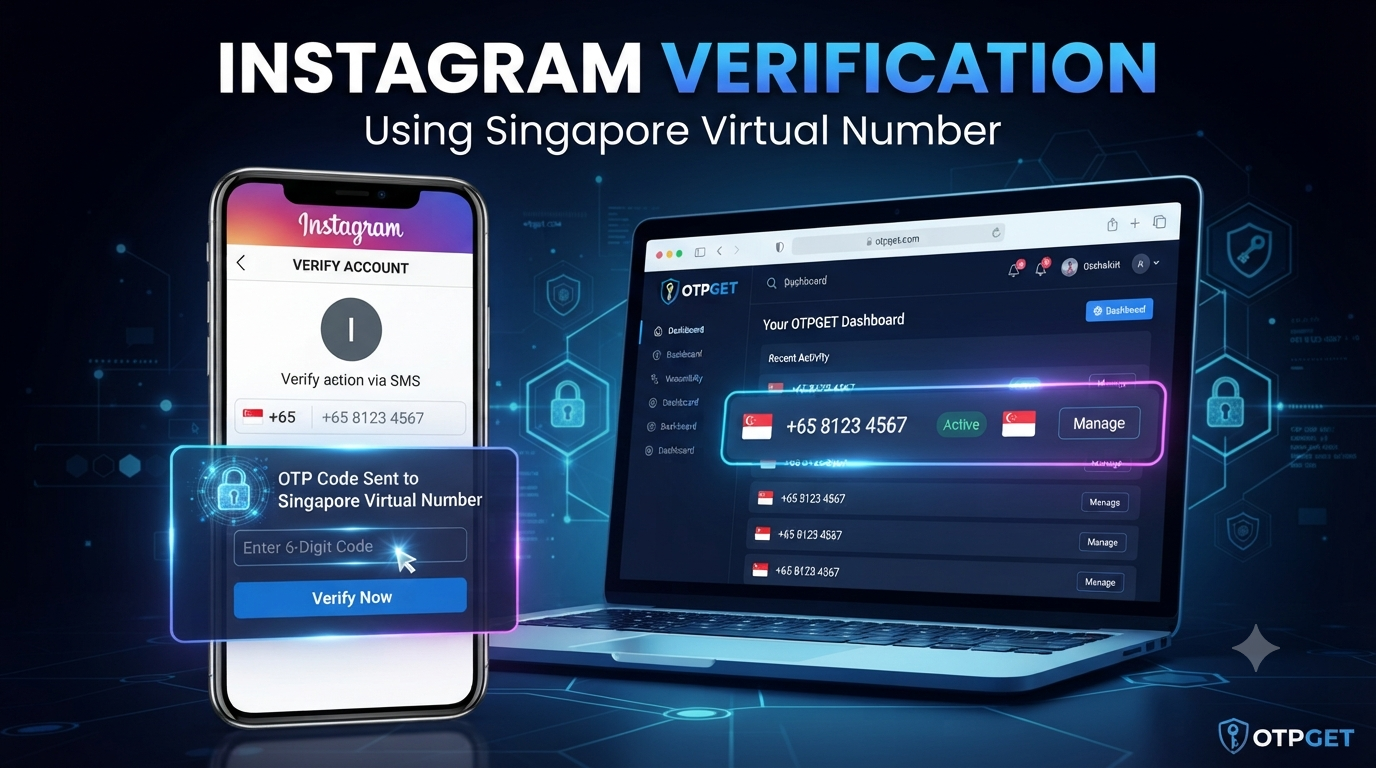 Instagram Number Singapore: Secure OTP Verification with OTPGET