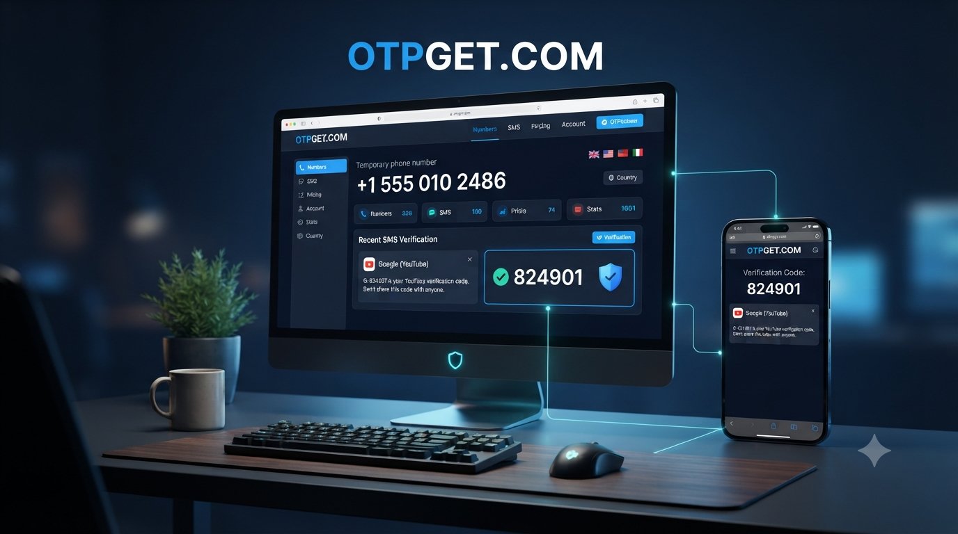Temporary OTP Number for YouTube Verification | OTPGET