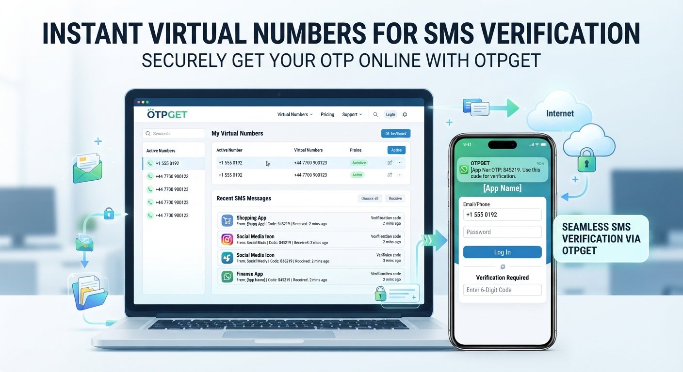 Get OTP Online with Instant Virtual Numbers | OTPGET