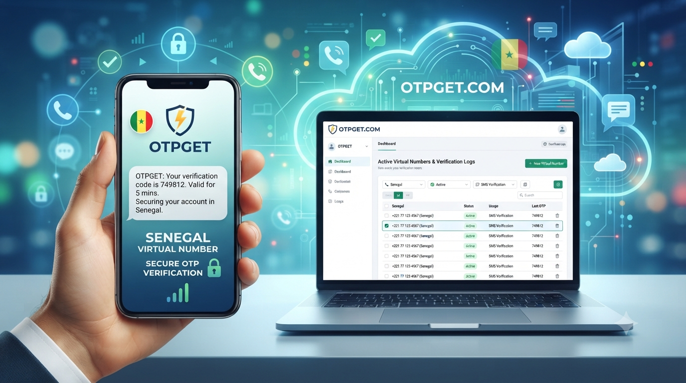 Senegal Virtual Number for OTP Verification with OTPGET
