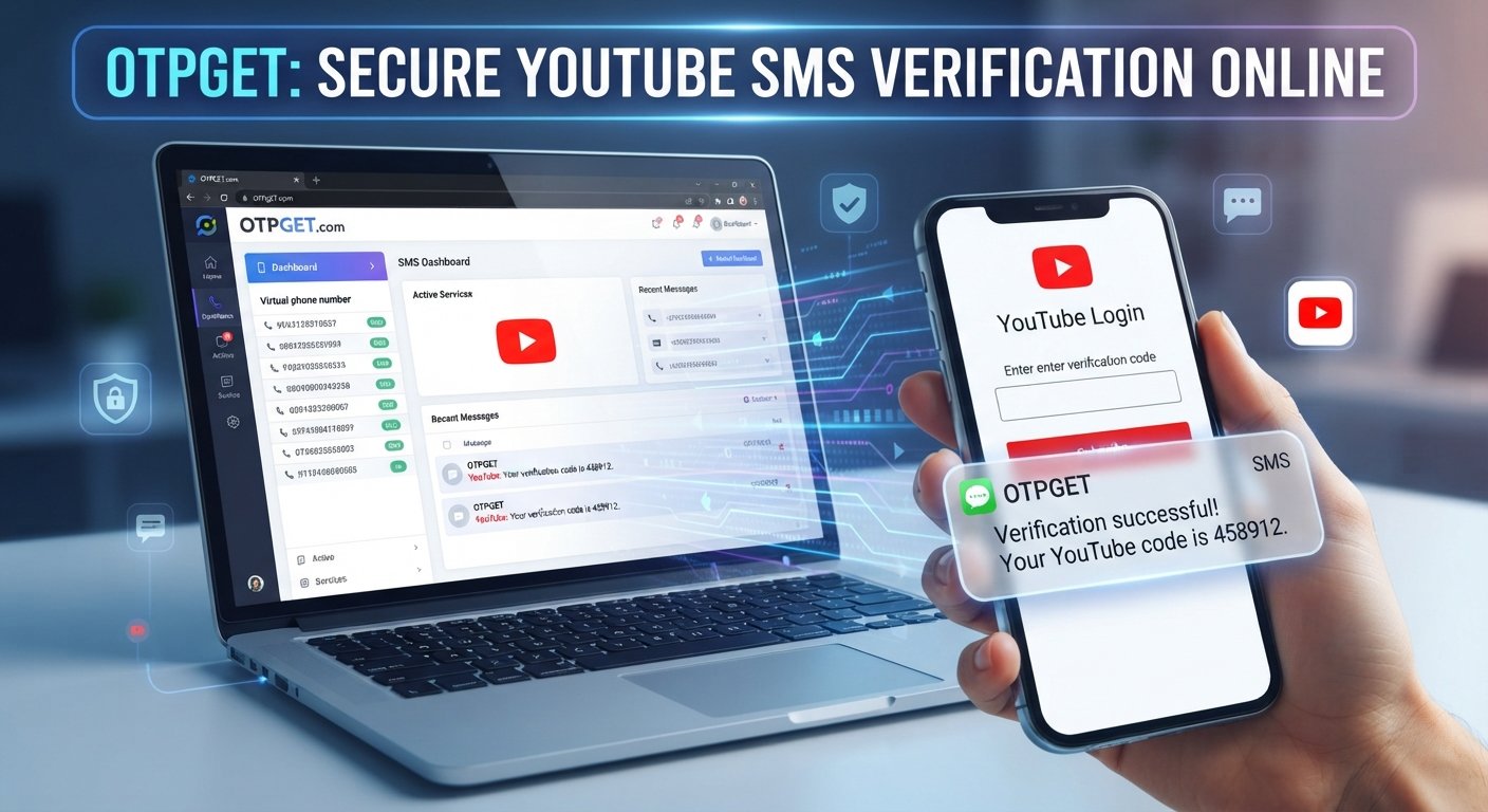 YouTube OTP Number: Easy SMS Verification Online with OTPGET
