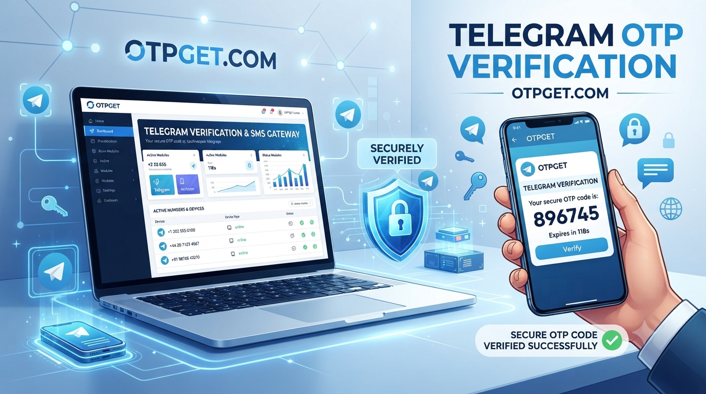 Get OTP Number for Telegram Verification with OTPGET Today Now