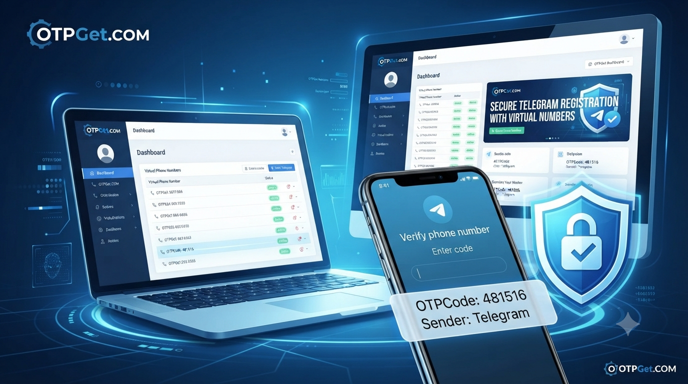 Telegram Account Setup Using Virtual Number with OTPGet Easily